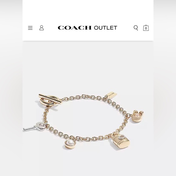 💎 NWT SIGNATURE PADLOCK AND KEY CHARM BRACELET - Picture 3 of 4